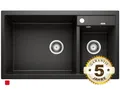 Produktbild: Blanco Metra 9 - 525936 Granitspüle schwarz Küchenspüle Einbauspüle Becken links