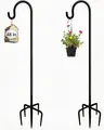 Produktbild: Garden Schäferhaken, 2 StÜCke 120 Cm Metall-Gartenstecker Mit Heavy Duty Rust...