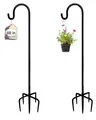 Produktbild: Garden Schäferhaken 2 StÜCke 120 cm Metall-Gartenstecker Mit Heavy Duty Rust ...