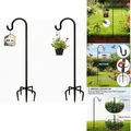 Produktbild: Schäferhaken 2 Stück 120 Cm Metall Gartenstecker Heavy Duty 5 Zap