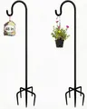 Produktbild: Schäferhaken 120 Cm Metall 5 Zapfen Basis 2 Stück