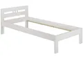 Produktbild: Erst-Holz®Einzelbett Futonbett 100x200 Kieferbett Massivholz weiß Bettgestell ohne Zubehör 60.64-10 W oR
