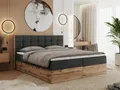 Produktbild: MKS MÖBEL Boxspringbett ALBERO 1 (Set, Packung, Topper T25/Visco, Stauraum, Matratzen, Bettkästen, T30-Schaum), Doppelbett, Multipocket-Matratzen, Möbelplatten, Praktisch