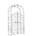 Produktbild: CLP Rosenbogen, Bronze, Metall, 120x220x40 cm, Gartenzubehör, Gartendeko