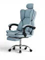 Produktbild: Ergonomischer Bürostuhl höhenverstellbar Chefsessel mit Kopfstütze Drehstuhl