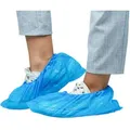 Produktbild: Arnomed Überschuhe Cover 3 g, CPE, Einweg, wasserabweisend, blau, 100 Stück