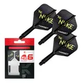 Produktbild: Target Darts Luke Littler K Flex Flights and Shaft System, Nr. 6 (Short, 19 mm) | 3er-Pack Kflex All In One Flights, The Nuke Player Edition Darts Accessories | K-Flex Dart Stem