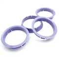 Produktbild: 4x Zentrierringe 64,0 auf 60,1 / 64,0-60,1 Lila