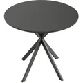 Produktbild: KÜCHENTISCH rund Schwarz 80/80/75 cm