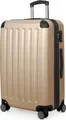 Produktbild: HAUPTSTADTKOFFER Spree - Trolley 65cm mit Erweiterung, Hardshell Suitcase, Check-In Reisekoffer Gepäck 20 kg 4 Rollen, Hartschalen-Koffer TSA, 74L,Champagner