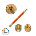 Produktbild: GOK Set Mitteldruckschlauch Messing 40cm zur Verbindung von Armaturen