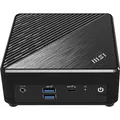Produktbild: MSI Cubi N ADL-006DE Mini-PC, Intel Prozessor N200, 4GB DDR4, 128GB M.2 SSD, 1x USB 3.2 Gen 2 Type C (DisplayPort Alternate), HDMI 2.0 & DP 1.4, WLAN AC 9462, Bluetooth 5, Windows 11 Pro, Schwarz