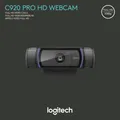 Produktbild: Logitech Webcam C920, Full HD 1080p, schwarz 1920x1080, 30 FPS, USB, Retail 960-001055
