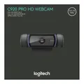 Produktbild: Logitech Webcam USB 15MP FullHD, sw C920