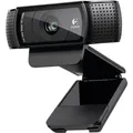 Produktbild: Logitech C920 HD Pro Webcam, 1080p/30fps, Autofokus, 2 Mikrofone, USB, Schwarz