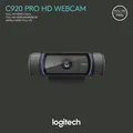 Produktbild: Logitech Webcam C920 Pro HD 1080p 1920x1080 Pixel 30 FPS USB schwarz 960-001055