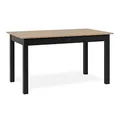 Produktbild: DEINE TANTE EMMA 003410 Esszimmertisch Coburg 120 Küchentisch in Artisan Eiche Nb. / Schwarz ca. 120 x 76 x 70 cm ausziehbar 160 cm
