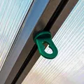 Produktbild: 30x Gewächshaus Clips Pflanzenhalter Rankhilfe Clips Ösen Halter Grün