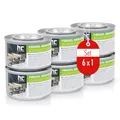 Produktbild: Höfer Chemie Firegel Brennpaste 6 x 200g - Zum Warmhalten von Speisen - Für Chafing Dish & Buffet - Aus Natürlichem Bioethanol - ca. 2,5 h Brenndauer