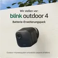 Produktbild: Blink BLINK OUTD 4 - BAT EXT PACK SW Außenkamera, Farbe:Schwarz