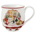 Produktbild: Villeroy Boch TOYS FANTASY Kaffeetasse Kaffeebecher Weiß Rot Porzellan 390 ml