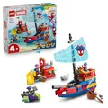 Produktbild: LEGO ǀ Piratenschiff von Spideys Team - Superhelden Set mit einem Schiffsmodell, 2 Booten, 4 Minifiguren - Geschenk für Jungen ab 4 Jahren und Fans der Serie Spidey und Seine Super-Freunde - 11208
