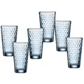 Produktbild: Longdrinkgläser-Set Favo, 6-teilig, Blau, Glas