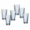Produktbild: Ritzenhoff & Breker Favo Longdrinkgläser 6er Set Longdrinkglas Glas Blau 350ml