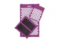 Produktbild: bodhi Akupressurmatte VITAL Akupressurmatte Deluxe-Set SPIKY aubergine