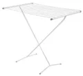 Produktbild: DanDiBo Wäscheständer Badewanne Standtrockner Weiß 93874 Faltbar Schmal Metall ohne Flügel ohne Rollen Platzsparend Zusammenklappbar