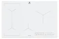 Produktbild: Electrolux EIL83443BW, Weiß, Integriert, 80 cm, Zonen-Induktionskochfeld, Glaskeramik, 4 Zone(n)