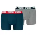 Produktbild: Puma 2P Men Everyday Basic Boxer Marine/Grau Baumwolle X-Large Herren