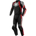 Produktbild: Dainese Avro 4, Lederkombi 2tlg. - Schwarz/Grau/Rot - 54