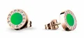 Produktbild: BERING Ohrstecker Edelstahl rosévergoldet grün 707-355-05
