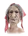 Produktbild: Walburgis Hexen Maske, Hexe mit Kopftuch und Haaren