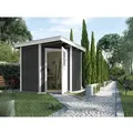 Produktbild: weka Holz-Gartenhaus Angolo A Flachdach Anthrazit 209 x 205 cm