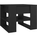 Produktbild: vidaXL Couchtisch Schwarz 55,5x55x45 cm Holzwerkstoff
