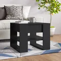 Produktbild: Couchtisch Schwarz 55,5x55x45 cm Holzwerkstoff