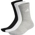 Produktbild: adidas C SPW CRW 3Paar Socken (grau, weiß, schwarz) - L