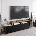 Produktbild: Skye Decor, Nexera - Walnut, Black, TV-Schränke, Nussbaum, 149,8 x 42,9 x 35,3 cm