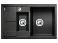 Produktbild: BLANCO METRA 6 S Compact | Granitspüle aus SILGRANIT anthrazit | Einbauart: Einbau von Oben | reversibel | für 60 cm breite Unterschränke | Großes Becken | Reinigungsfreundlich | [78x50x20 cm]