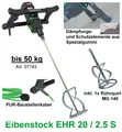 Produktbild: Eibenstock Rührwerk EHR 20/2.6 S mit Mörtelrührer MG140 Rührgerät Wendelrührer