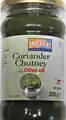 Produktbild: Koriander Chutney mit Olivenöl 285g Ashoka-