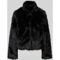Produktbild: Vero Moda Regular Fit Jacke in Kunstfell-Optik Modell 'MONROE' in Black, Größe L