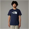 Produktbild: The North Face T-Shirt M S/S EASY TEE (1-tlg) Kurzarmdesign, Rundhalsausschnitt mit eingefasster Kante blau L (54/56)