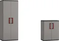 Produktbild: Keter Kunststoffschrank Quadra 166 x 68 x 39 und 83 x 68 x 39 cm
