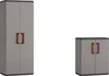 Produktbild: Keter Kunststoffschrank Quadra 166 x 68 x 39 und 83 x 68 x 39 cm