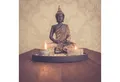 Produktbild: Kamelio Buddhafigur Buddha mit Teelicht 22cm Deko-Statue Deko-Figur