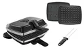 Produktbild: LAGRANGE Waffeleisen 039224 Super 2 antihaftbeschichtet G+GT+Spic