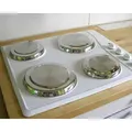 Produktbild: Edelstahl Herd Abdeckplatten 4-tlg - Silber